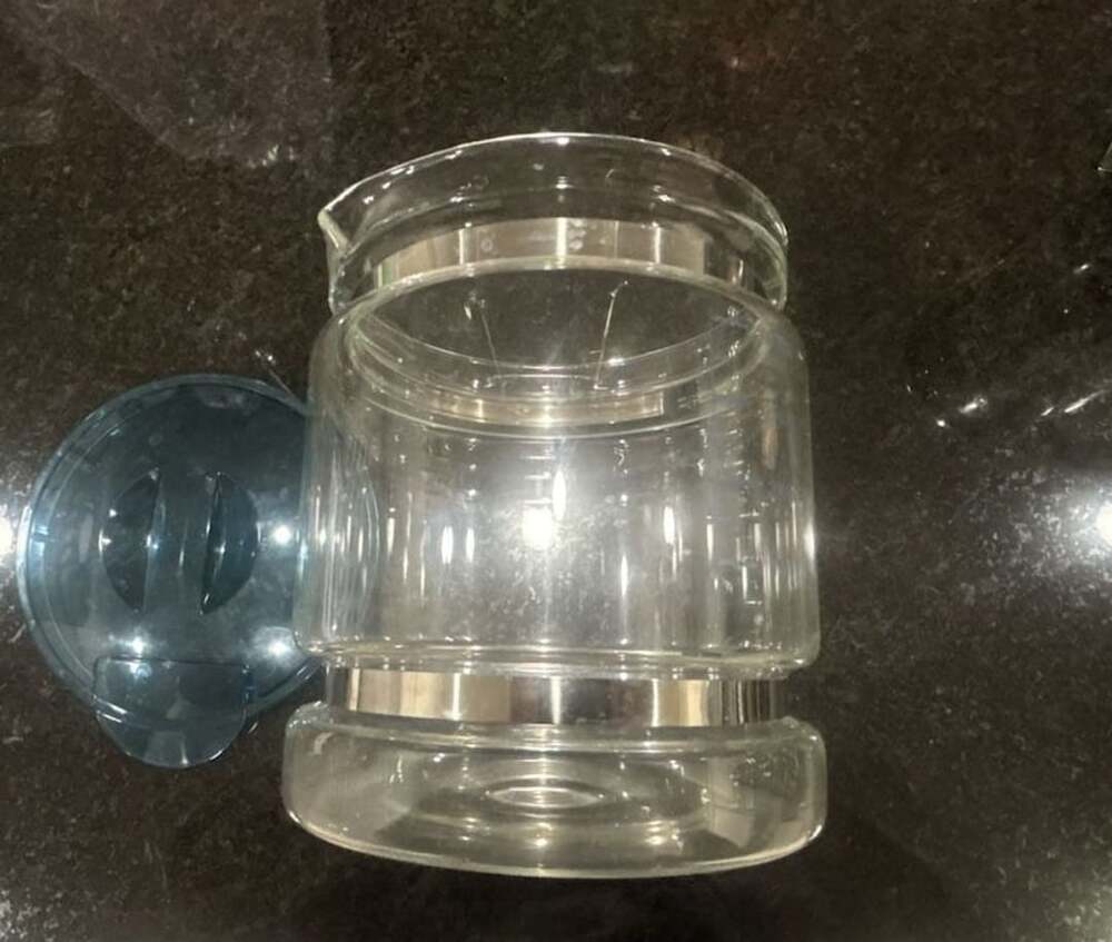 Clear Glass Measuring Pitcher with Lid and Handle 3000ml